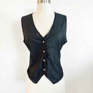 Vtg Colesce Collection Lingerie Vest